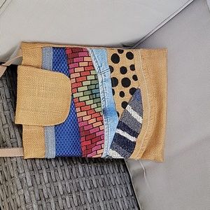 BAG casual lightweight SMALL size CREATIVE & COLORFUL various TEXTILE PATTERNS